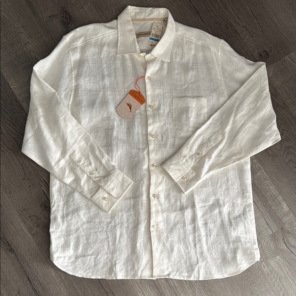 Tommy Bahama Other - Men's Tommy Bahama White Linen Shirt  NWT